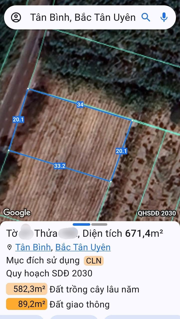 Đất nền Tân Bình 680m² giá 2 tỷ - Vị trí thuận lợi, đầu tư sinh lời!