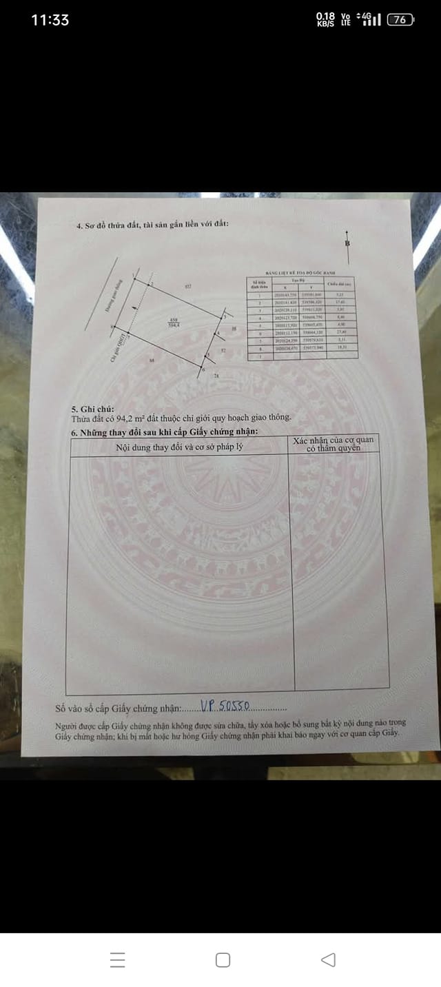 Đất thổ cư Thạch Xuân 594m² giá 1.2 tỷ - Cơ hội đầu tư tuyệt vời!