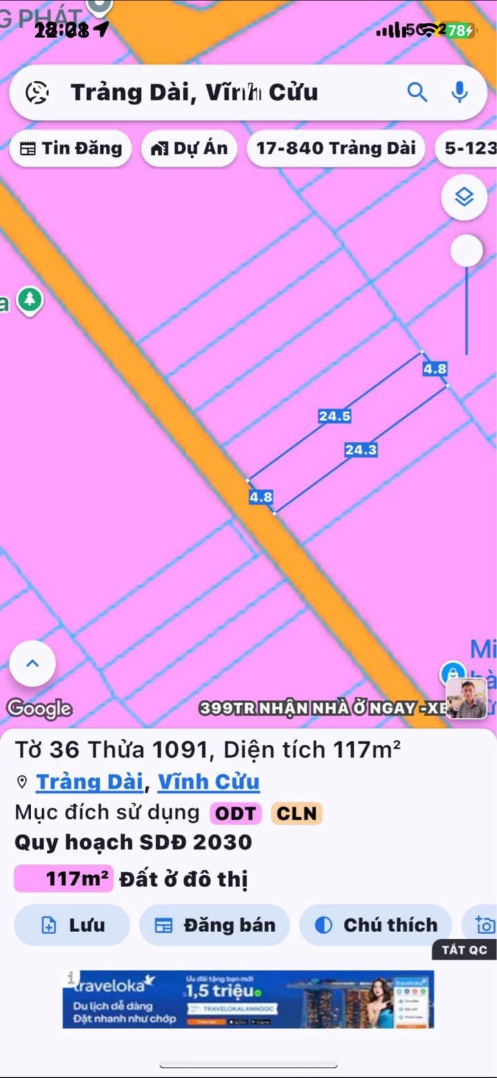 Đất nền Trảng Dài, Biên Hòa 115.15m² chỉ 2.85 tỷ - Đầu tư sinh lời!