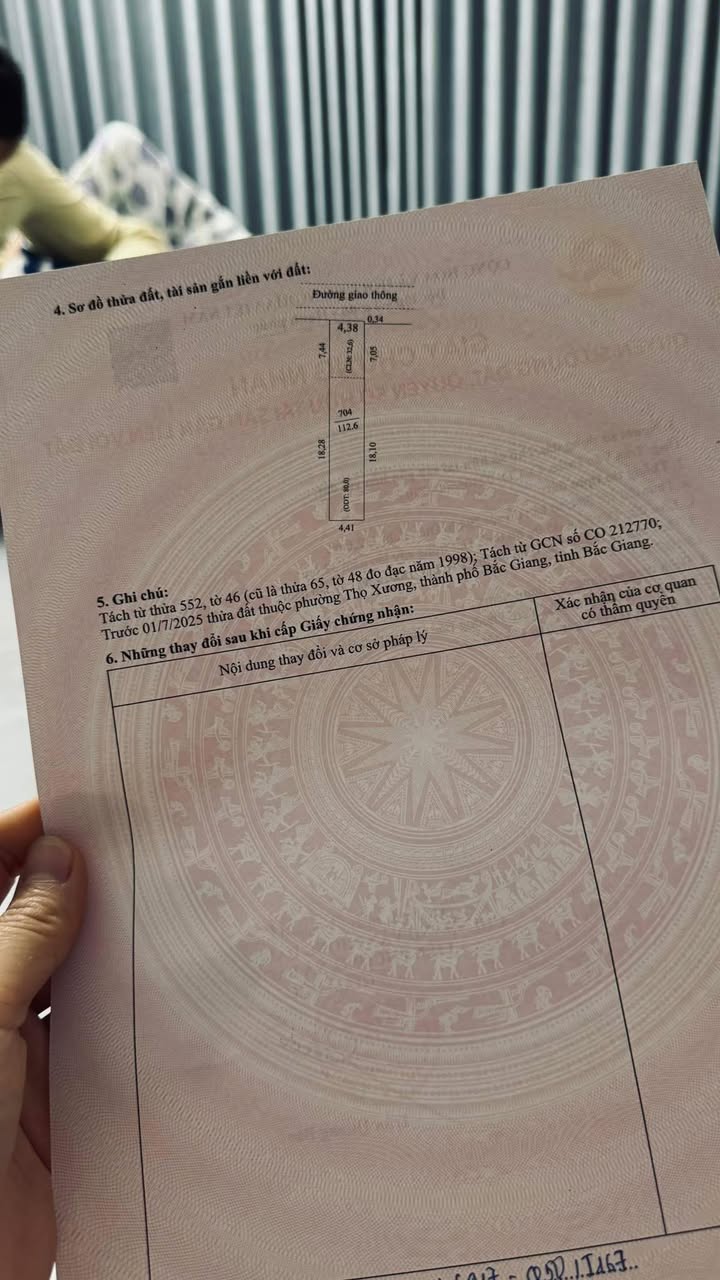 Đất nền đường Hòa Yên, Bắc Giang 112,6m² - Vị trí đẹp, giá thỏa thuận!