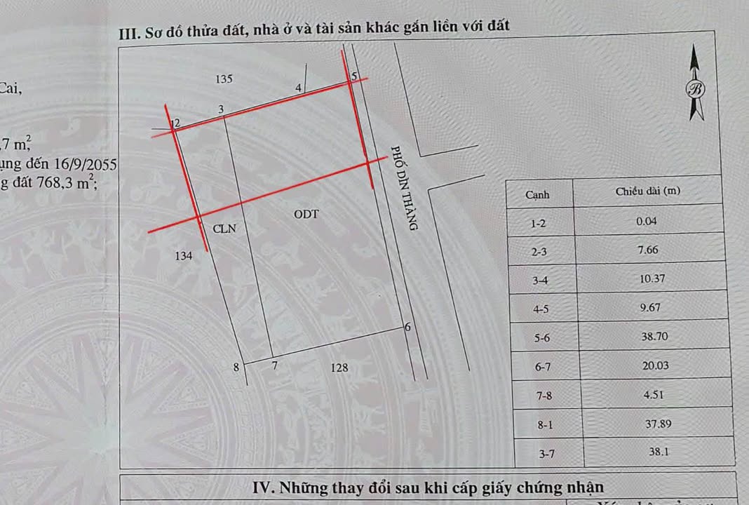 Đất nền Dìn Thàng Bắc Hà 400m² - Giá Thỏa Thuận, Vị Trí Đẹp