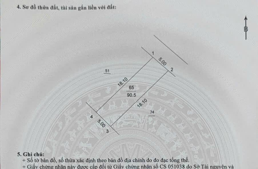 Đất nền Kim Bài, Thanh Oai 91m² giá 5 tỷ - Kinh doanh đắc địa!
