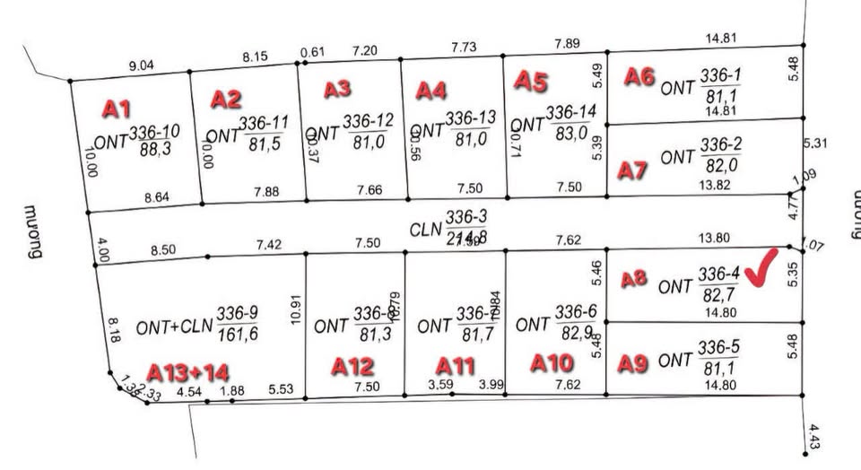 Đất nền góc thôn Cơ Khí, Trung Mỹ 82.7m² giá 2.145 tỷ - Đầu tư sinh lời