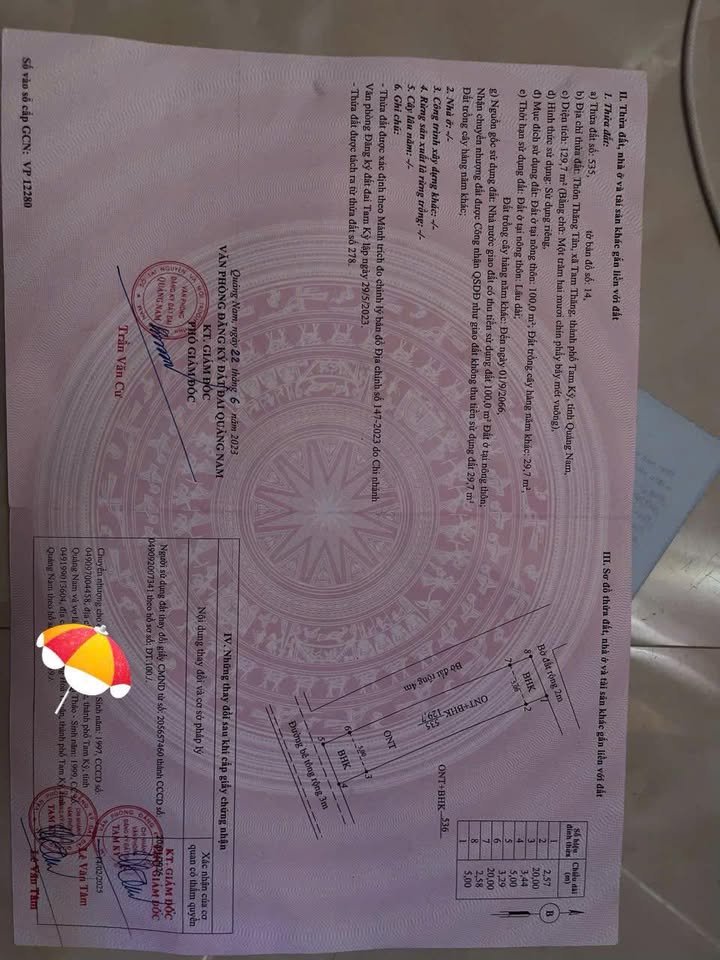 Đất nền Thăng Tân, Tam Thăng 100m² giá chỉ 500 triệu - Cơ hội đầu tư hiếm có!