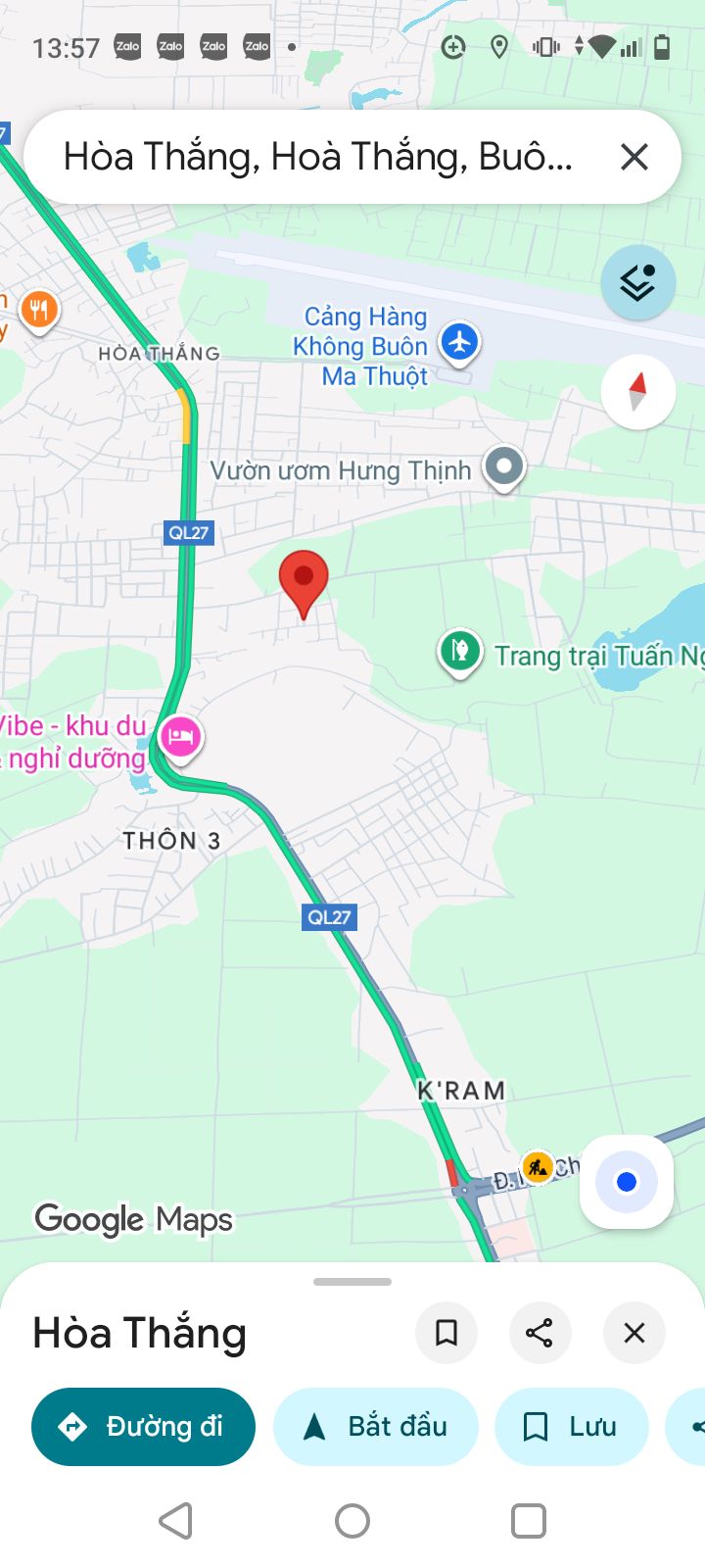 Đất nền Hòa Thắng, Buôn Ma Thuột 125m² giá 899 triệu - Sổ đỏ chính chủ, bớt lộc!