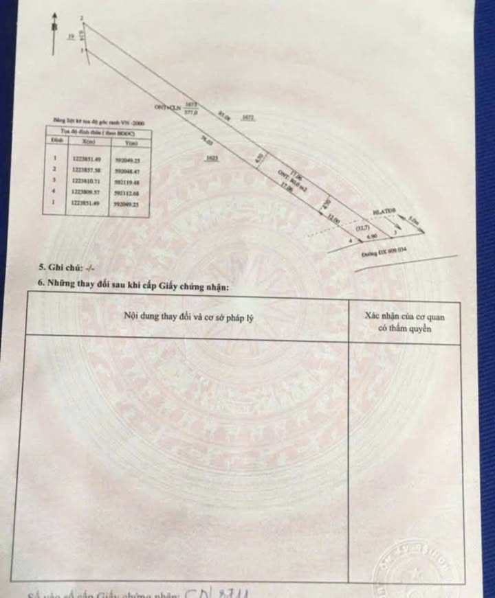 Đất nền Phú An Bến Cát 456m² giá 2 tỷ - Đầu tư sinh lời nhanh chóng!
