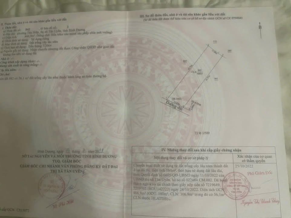 Kho xây trọ Tân Hiệp 160m² giá 2.85 tỷ - Đường thông rộng 5m