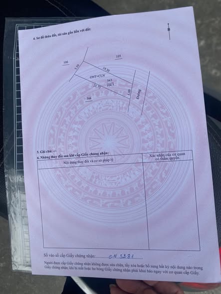 Đất nền thôn Chương Cầu, Bình Xuyên 104m² - Sổ đỏ chính chủ, giá chỉ 800 triệu!