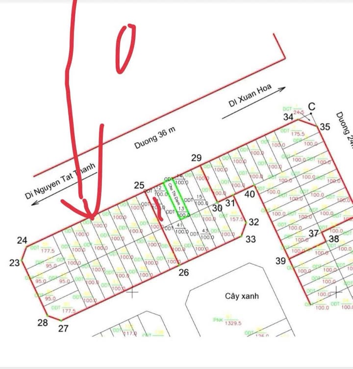 Đất dịch vụ KĐT Điện Nước Xuân Hoà 100m² giá 3 tỷ - Đầu tư sinh lời tốt!