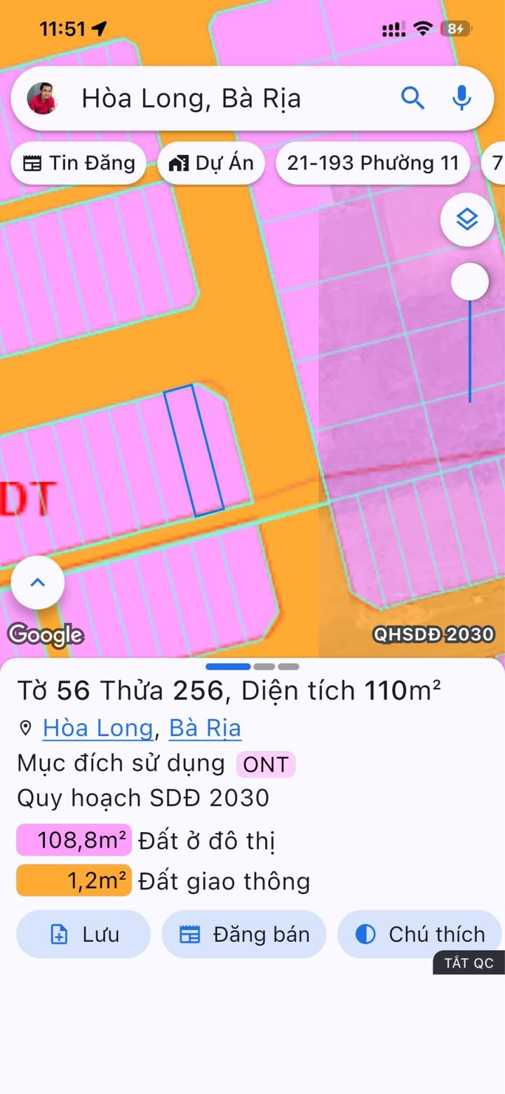 Đất nền Hòa Long Bà Rịa 100m² giá chỉ 2.4 tỷ - Sổ hồng riêng, xây dựng tự do!