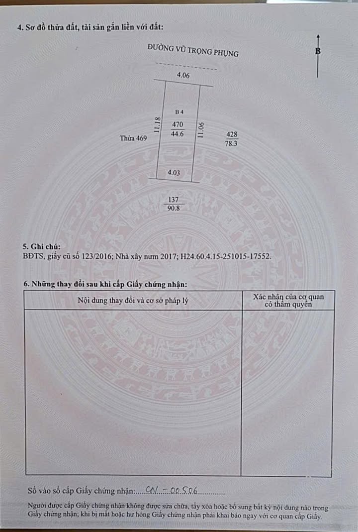 Nhà 4 tầng Vũ Trọng Phụng, Hải Dương 44m² giá 5 tỷ - Vị trí đắc địa gần Hồ Bạch Đằng!