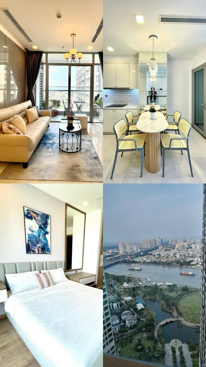 Căn hộ Landmark 81 Bình Thạnh 77m² giá 11.5 tỷ - Nội thất sang trọng, sẵn HDT!