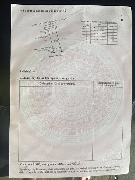Đất vườn 991m² tại Ấp Tân Quý - Giá 4 tỷ, vị trí đắc địa
