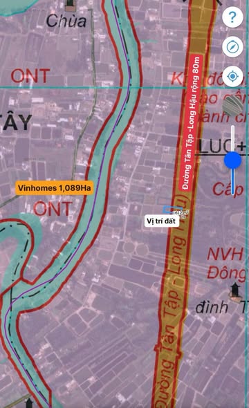 Đất nền mặt tiền Tân Tập - Long Hậu 1,600m² chỉ 1.92 tỷ - Cơ hội đầu tư tuyệt vời!