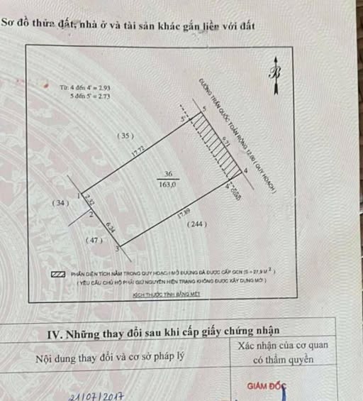 Đất mặt tiền Trần Quốc Toản Vinh 163m² giá chỉ 10 tỷ - Vị trí siêu đắc địa!