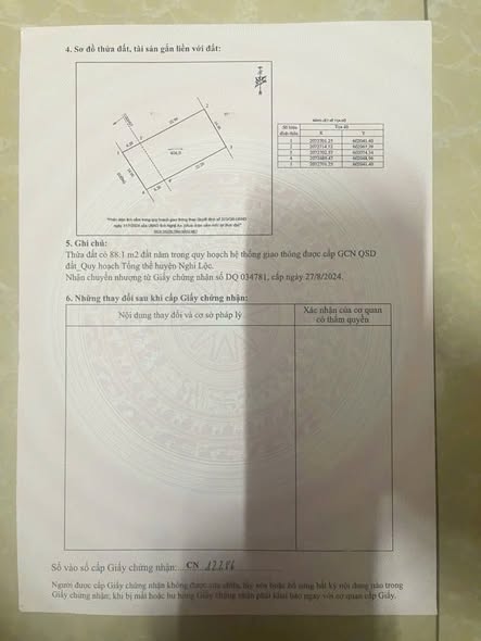 Đất thổ cư 404m² mặt đường 26/3, phường Vinh Tân - Cơ hội đầu tư tiềm năng!