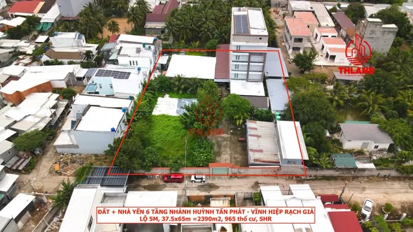 Nhà Yến 6 tầng mặt tiền Huỳnh Tấn Phát, Rạch Giá 2390m² - Đầu tư sinh lời ngay!