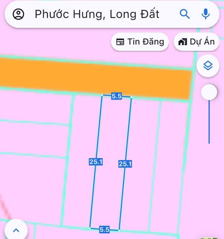 Đất nền Long Hải, Bà Rịa - Vũng Tàu 137m² giá 1.35 tỷ - Đường rộng ô tô vào tận nơi!