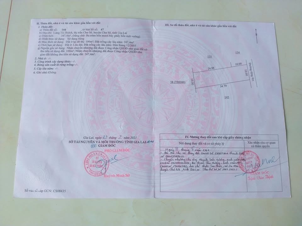 Đất nền Chư Sê 340m² - Sổ đỏ chính chủ, gần chợ và trường học!