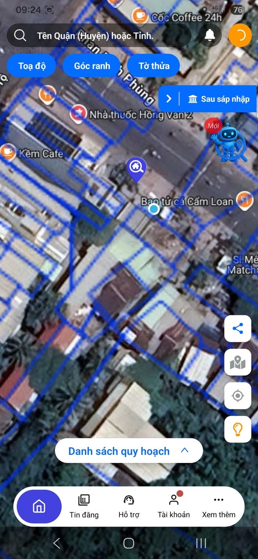 Đất thổ cư 300m² mặt tiền đường Phan Đình Phùng, Châu Đốc - Cơ hội đầu tư hiếm có!