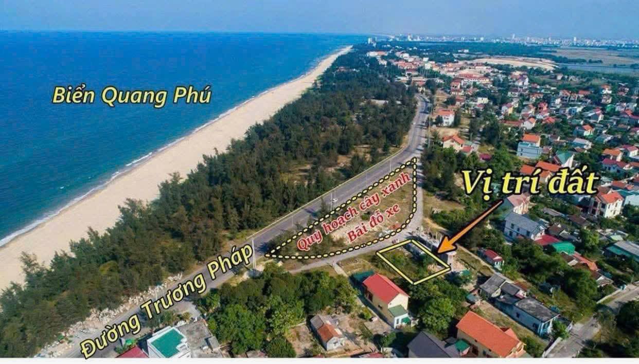 FrontHouse đường Trương Pháp, Quảng Bình 365m² chỉ 8.9 tỷ - View công viên và biển tuyệt đẹp!