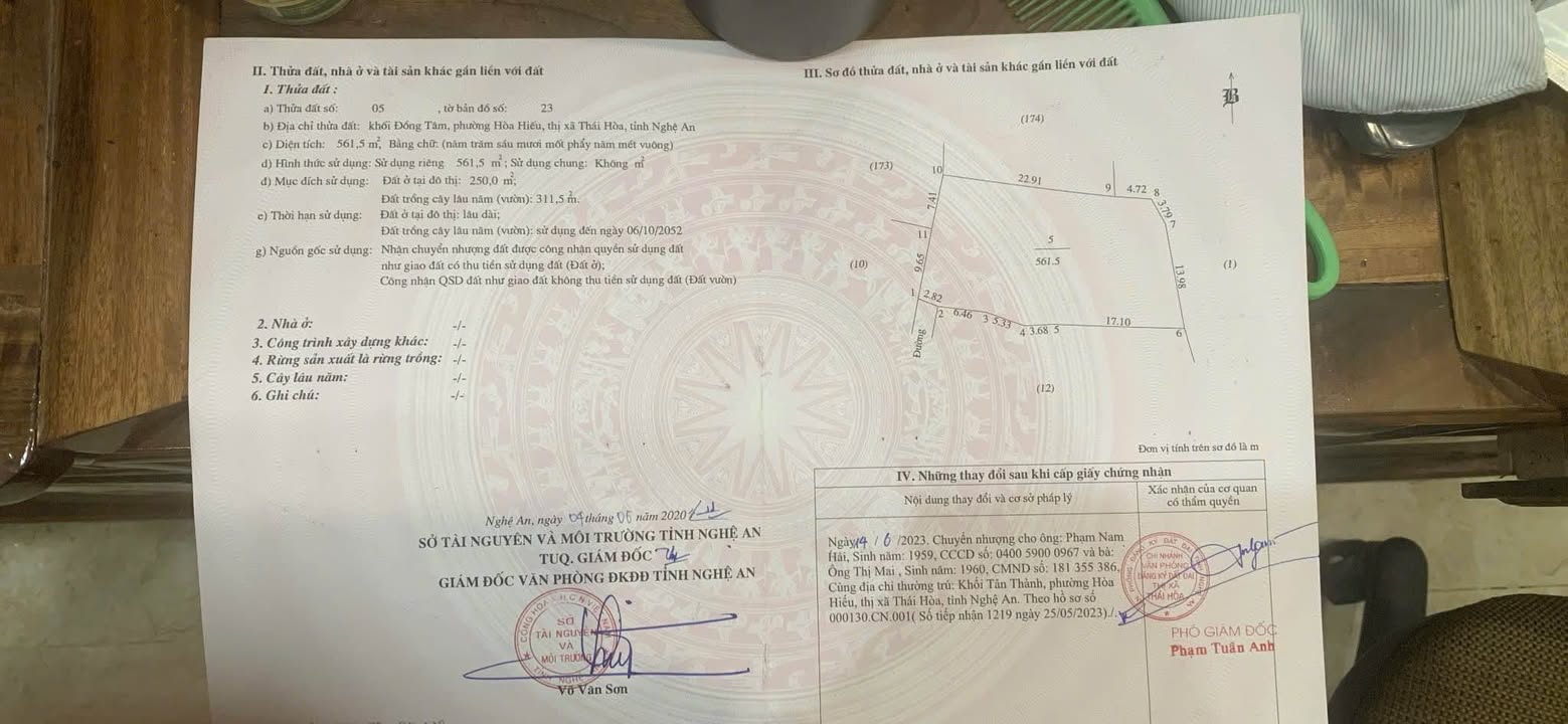 Đất đô thị 561m² phường Hòa Hiếu giá chỉ 1.2 tỷ - Cơ hội đầu tư tuyệt vời!