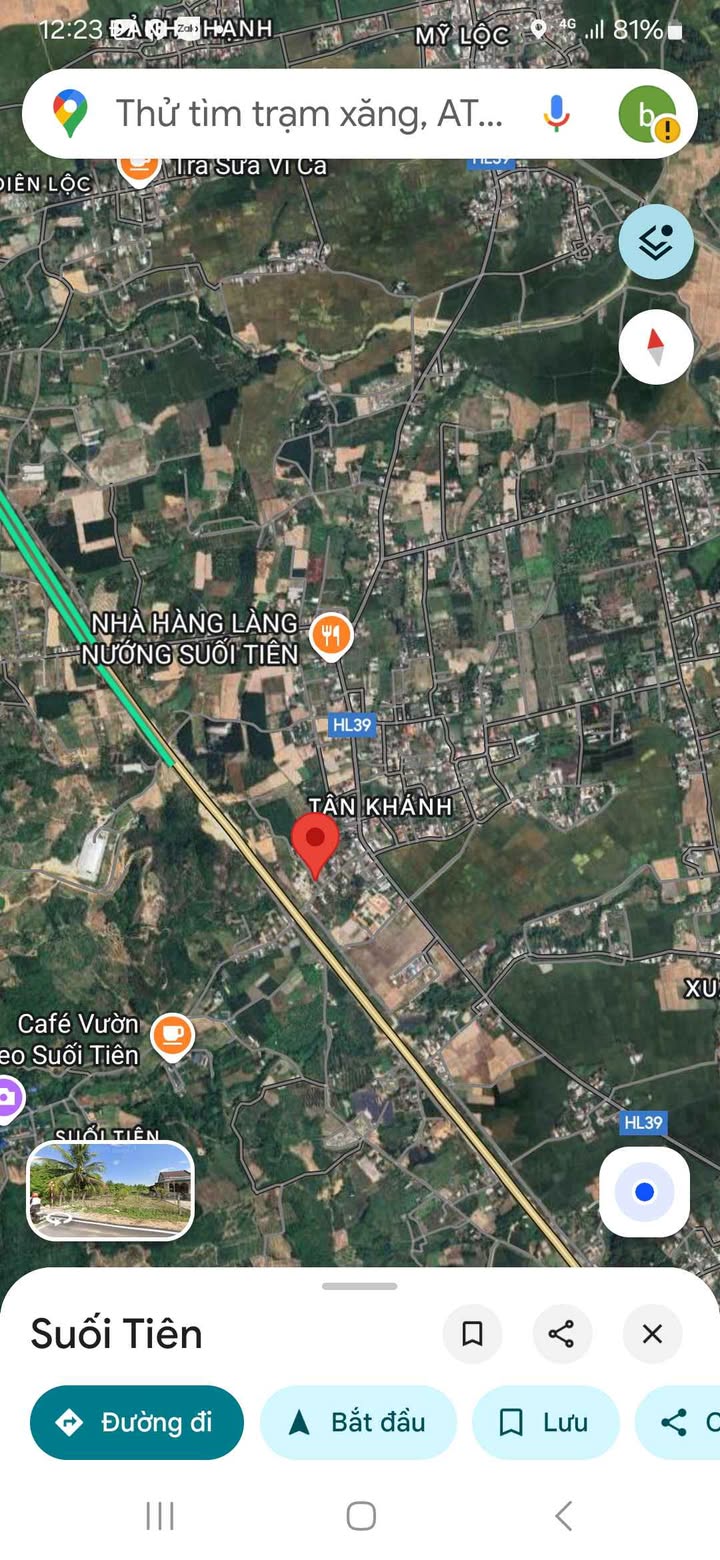 Đất thổ cư Suối Hiệp, Khánh Hòa 71.3m² giá 650 triệu - Vị trí đắc địa gần trung tâm