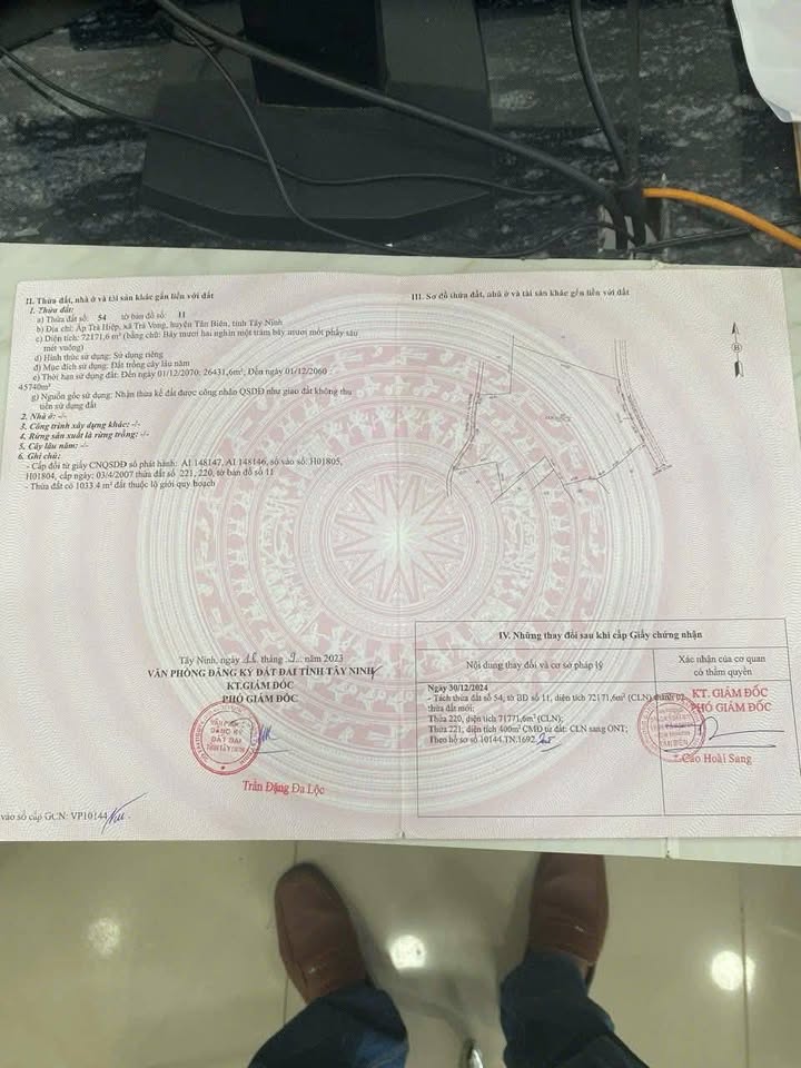 Đất thổ cư 73.000m² tại xã Trà Vong, huyện Tân Biên, giá 3.2 tỷ - Đầu tư sinh lời ngay!