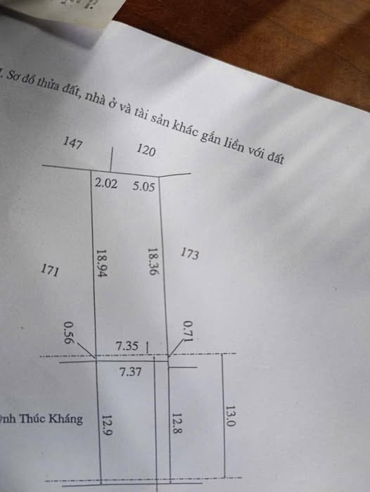 Đất ở mặt tiền đường Huỳnh Thúc Kháng, Đông Hà 138m² - Giá chỉ 2 tỷ!