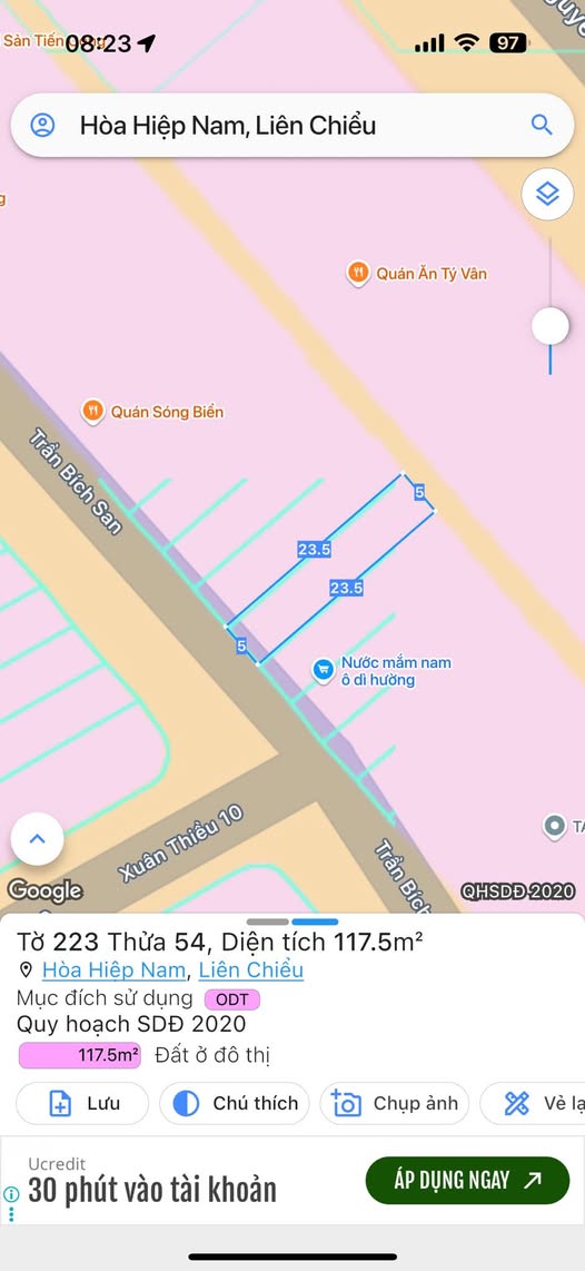 Bán đất Liên Chiểu Đà Nẵng 118m² - Vị trí đắc địa, pháp lý rõ ràng!