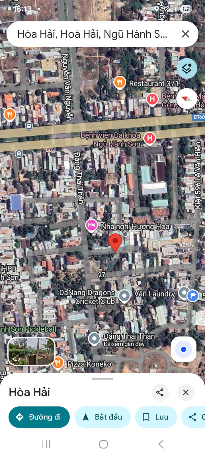 Đất nền Đặng Thái Thân, Ngũ Hành Sơn 80m² chỉ 3.2 tỷ - Ô tô vào tận đất!