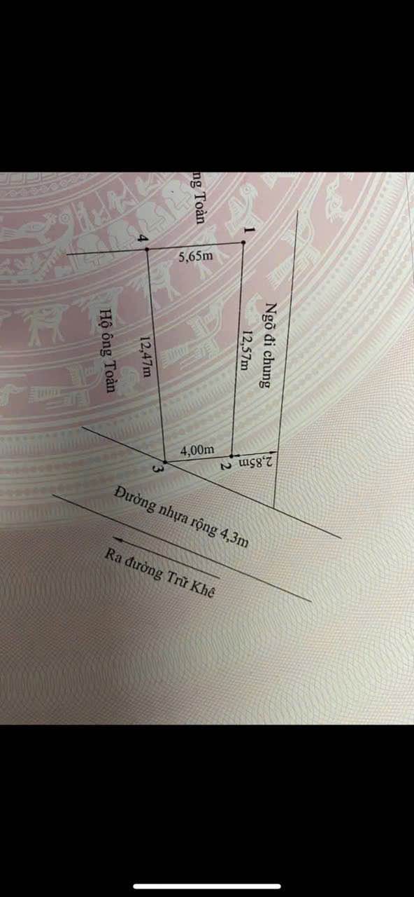 Đất nền mặt đường Đất Đỏ, phường Đồng Hòa, diện tích 60m² - Kinh doanh thuận lợi!