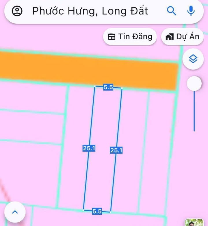 Đất thổ cư Khu A, đường Huỳnh Mẫn Đạt, xã Long Hải, 137m² chỉ 1.35 tỷ - Đầu tư sinh lời ngay!