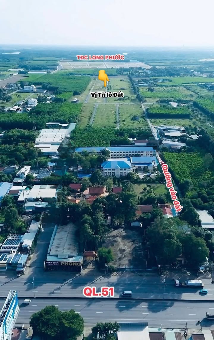 Đất nền Long Phước - Long Thành 165m² giá 2 tỷ - Đầu tư sinh lời tiềm năng!
