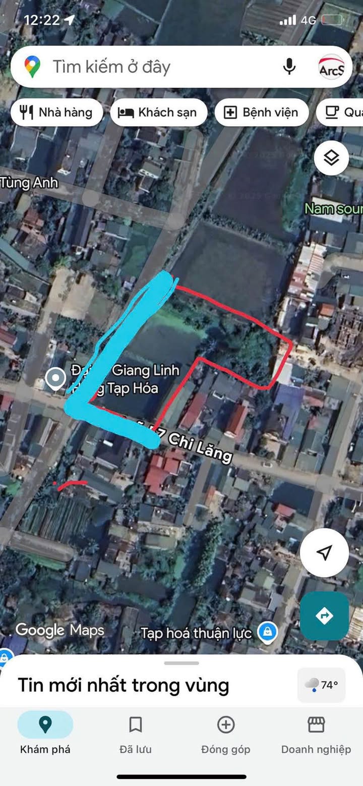 Đất nền phân lô đường Chi Lăng 1900m² giá 4.94 tỷ - Đầu tư sinh lời ngay!