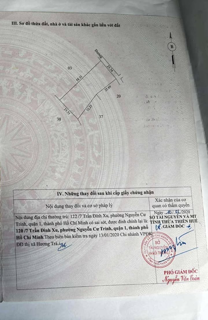 Đất nền Phường Kim Trà - TP Huế 1.292m² giá chỉ 3,7 triệu/m² - Cơ hội đầu tư hấp dẫn!