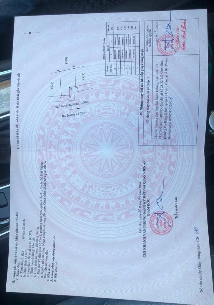 Đất nền Lệ Tảo 43,6m² giá thỏa thuận - Cơ hội vàng cuối cùng!