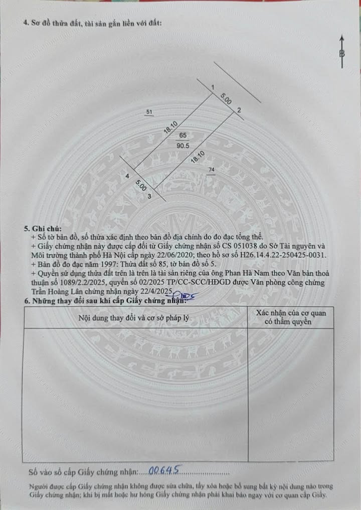 Đất nền 90,5m² tại Xóm Lè, Kim Bài, Thanh Oai - Đầu tư sinh lời ngay!