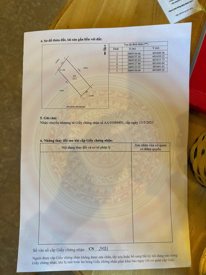 Đất nền Hưng Lộc Vinh 131m² giá 3.7 tỷ - Cơ hội đầu tư sinh lời!