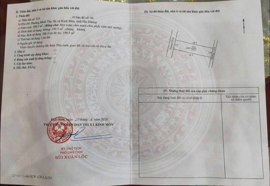 Đất nền Minh Tân - Kinh Môn 200m² giá chỉ vài trăm triệu - Cơ hội đầu tư sinh lời!