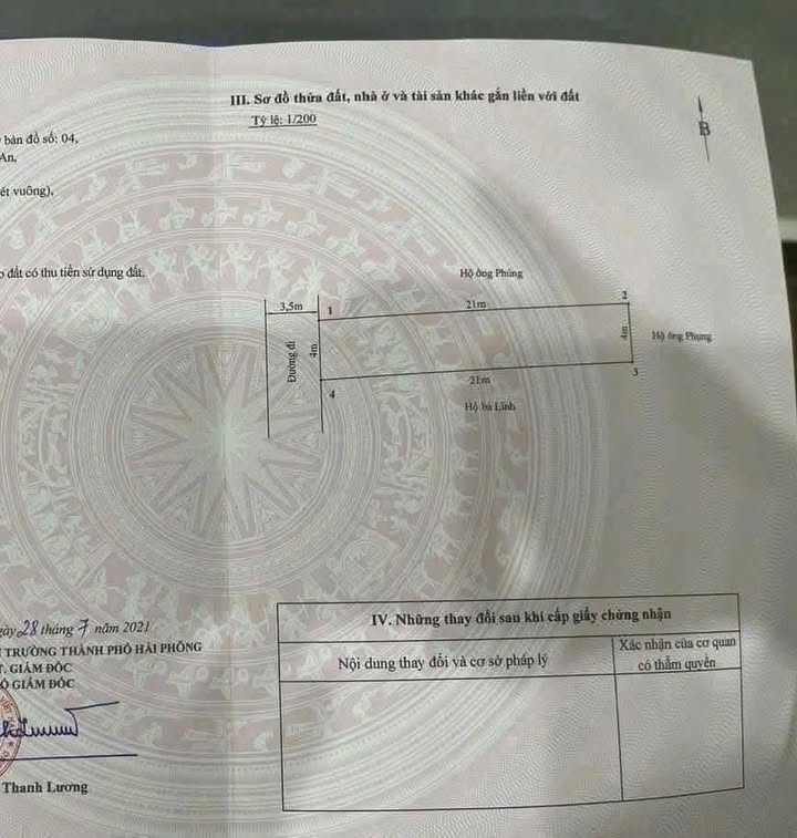 Đất mặt ngõ Đằng Hải 84m² giá 3 tỷ - Ô tô tránh nhau thuận tiện!