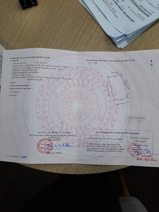 Đất thổ cư Thủy Triều, Thủy Nguyên 75.9m² giá chỉ 150 triệu - Cơ hội đầu tư tốt!