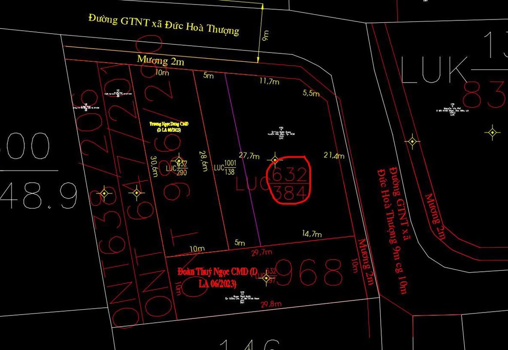 Đất góc 2 mặt tiền 1,109m² giá 11.5 tỷ - Tiềm năng đầu tư bền vững!