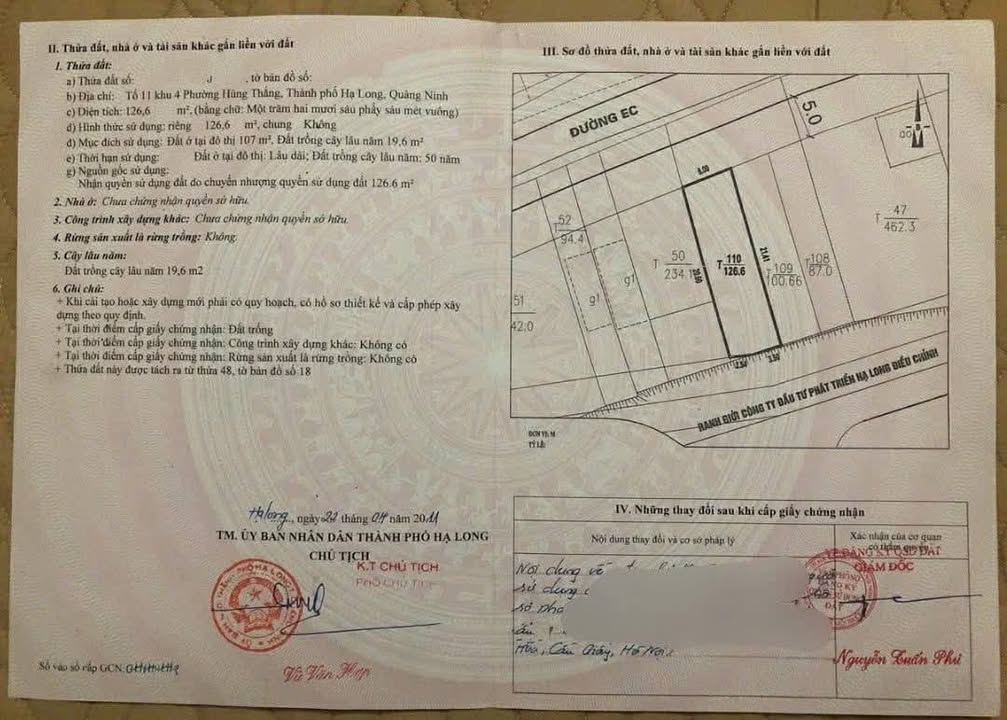 Đất Mặt Đường Hùng Thắng Hạ Long 126.6m² giá 6 tỷ - Kinh doanh sầm uất!