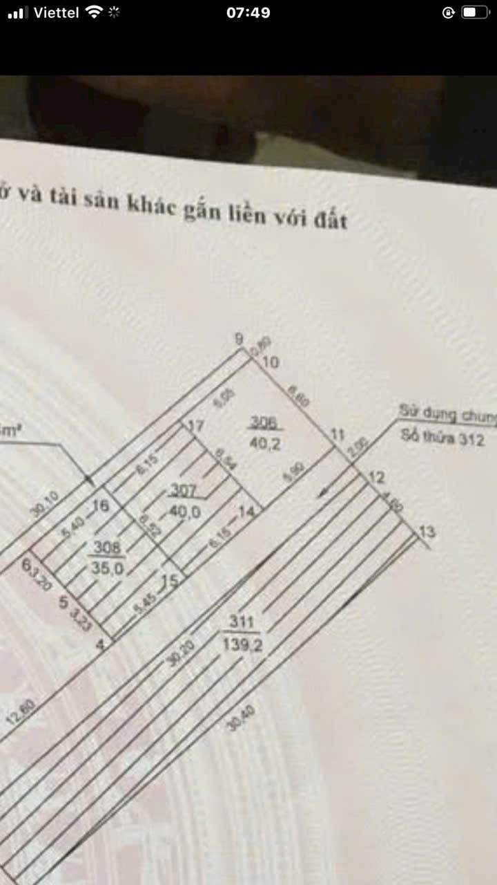 Đất thổ cư Liên Ninh 40m² giá 4.3 tỷ - Đường ô tô vào tận nơi!