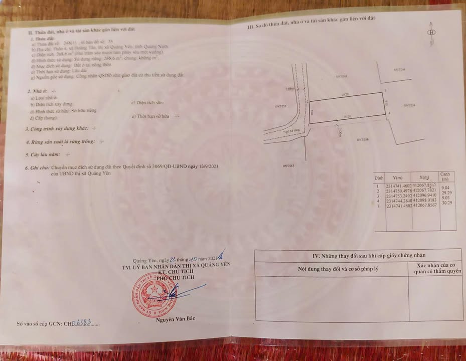 Đất nền Hoàng Tân, Quảng Yên 268m² - Sổ đỏ chính chủ, giá thỏa thuận!