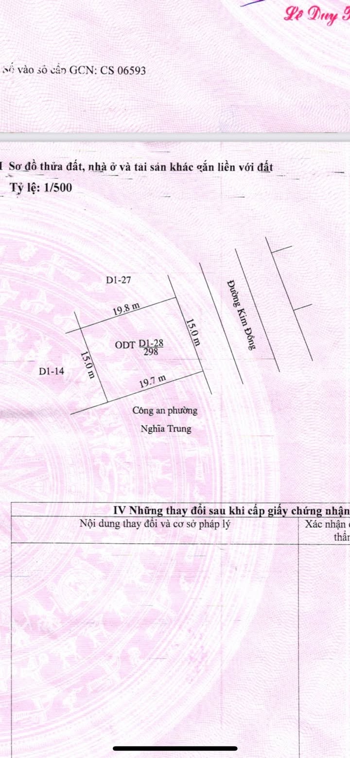 Đất mặt tiền đường Kim Đồng, phường Đông Gia Nghĩa 300m², giá 3.4 tỷ - Sổ hồng chính chủ!