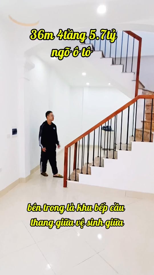 Nhà phố Lĩnh Nam 36m² giá 5.7 tỷ - Ngõ ô tô, sẵn sàng ở ngay!