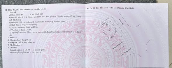 Đất nền dự án 379 Big C Bắc Giang 220m² - Lô góc kinh doanh đắc địa!