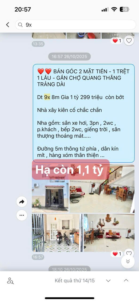Nhà lầu Trảng Dài 72m² giá 1,1 tỷ - Bán gấp, vị trí đẹp!